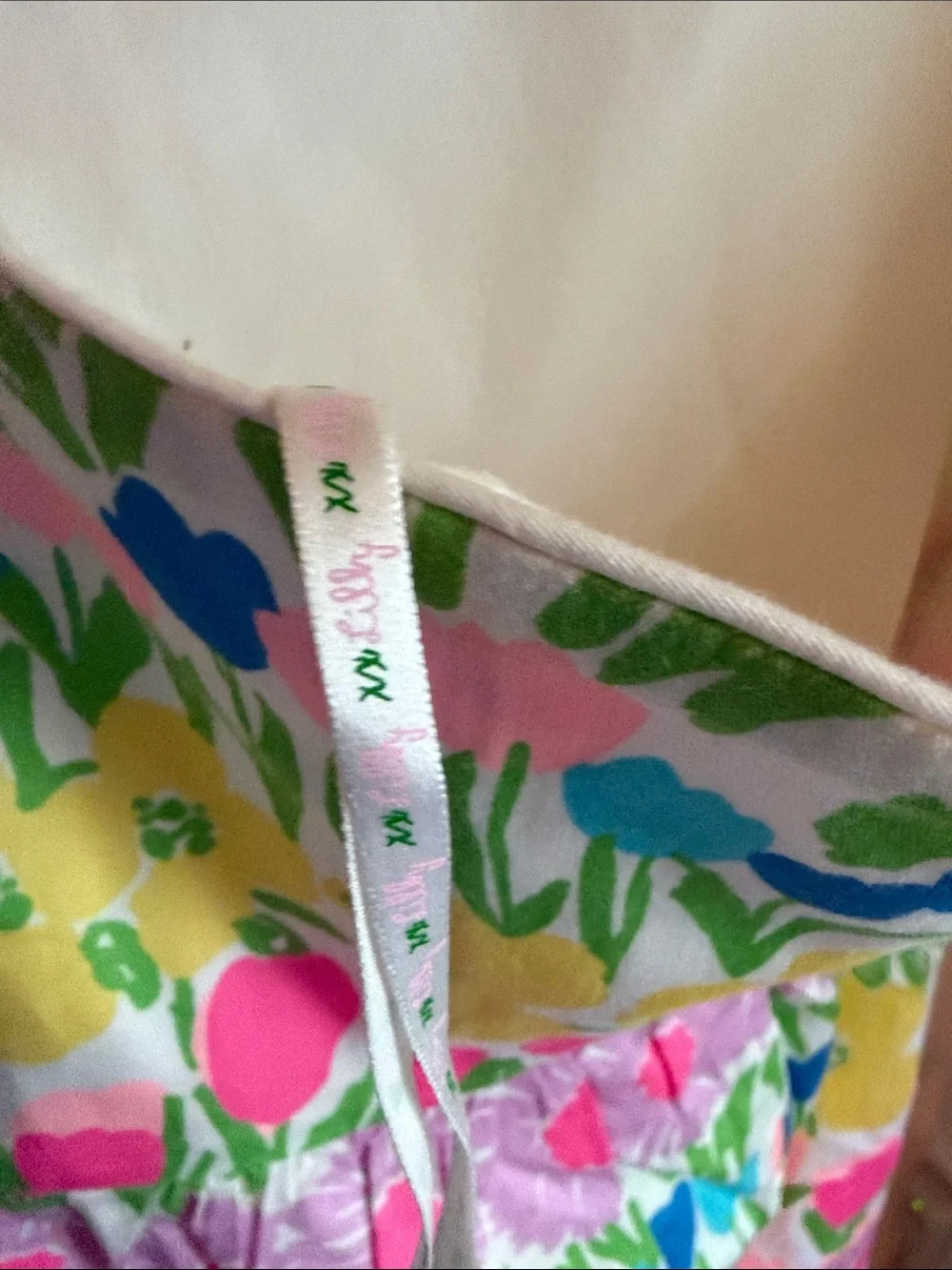 Lilly Pulitzer Floral Tiered Sundress in Pink, Yellow, Blue & Green - Picture 9 of 10